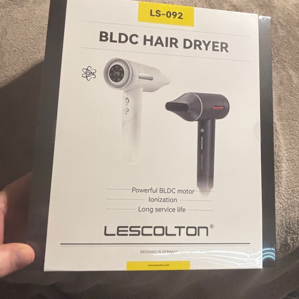 Lescolton BLDC Hair Dryer Lightweight Ionic Blow Dryer 110,000 RPM  $89 retail